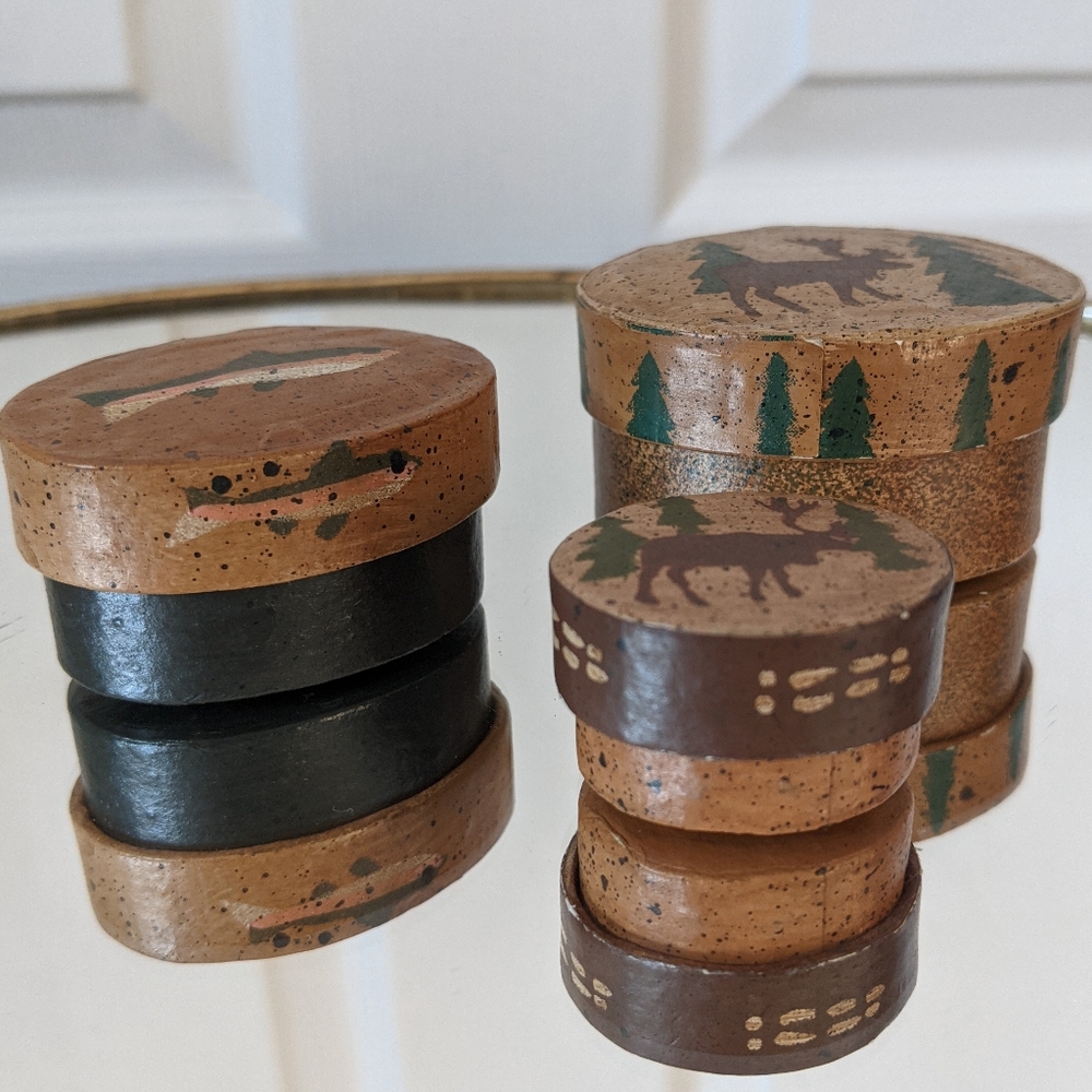 Tiny Handmade Nesting Boxes (3) - Picture 1 of 6